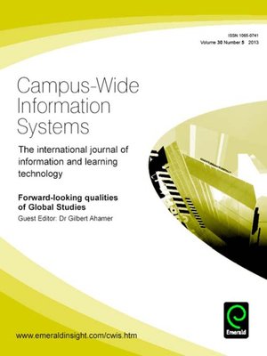 cover image of Campus-Wide Information Systems, Volume 30, Issue 5